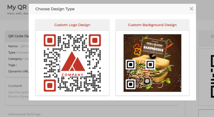 Shipping Goods QR Code