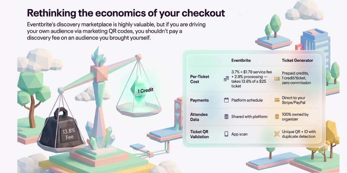 Is there a better alternative to Eventbrite for the ticketing itself 