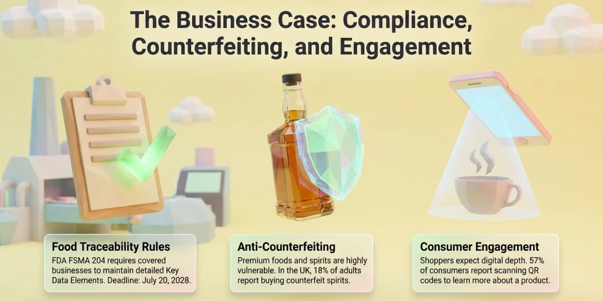 The business case traceability, fraud, and new rules