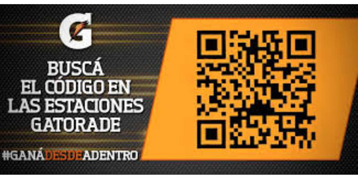 Gatorade QR Code.