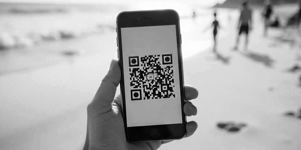 A QR Code which leads to the blog article: How to create a scan code for a website.