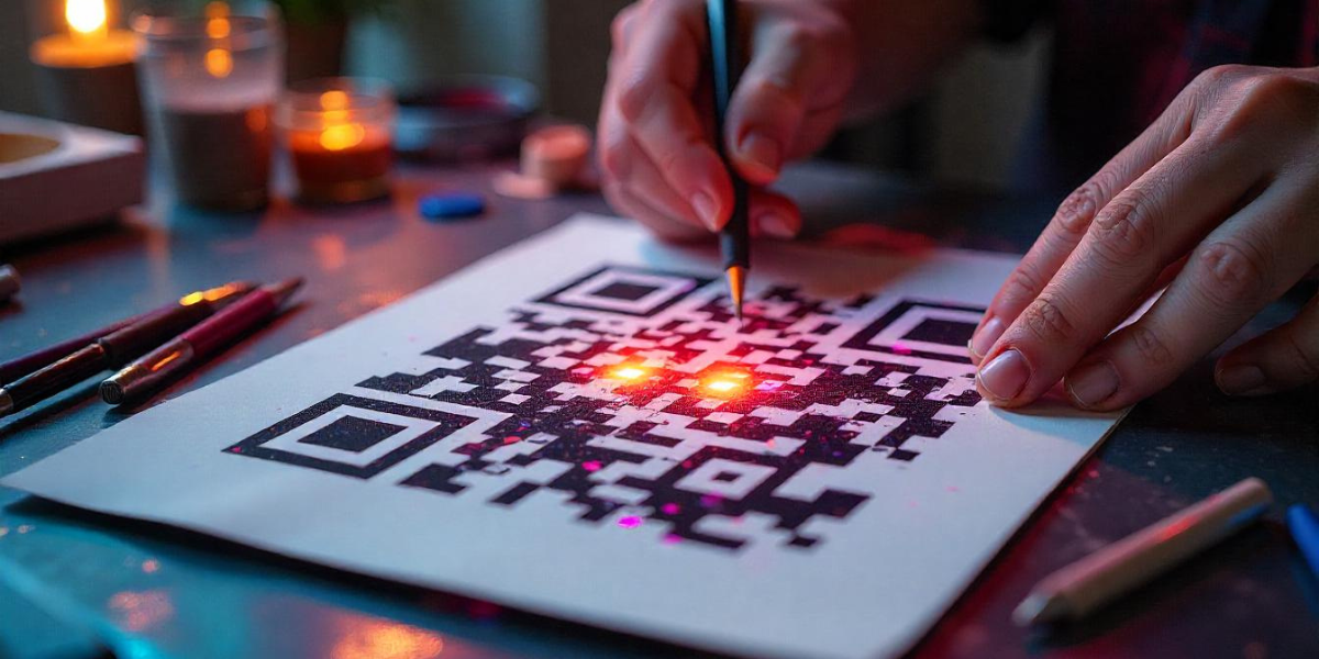 A Nike shoe box with a QR Code on it.