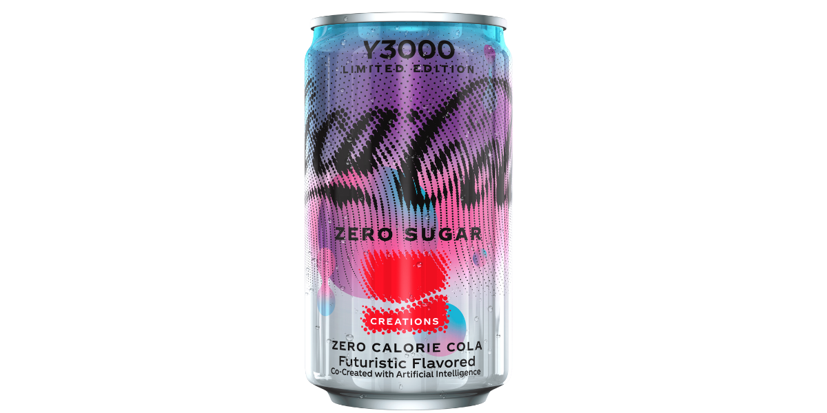 A zero calorie Coca Cola can.