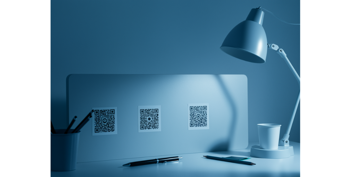Few people scanning a QR Code on a treasure hunt map.