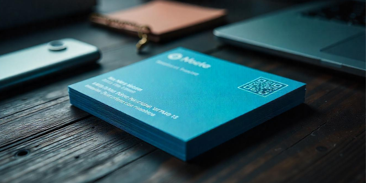 One of the QR Code business card ideas to send WhatsApp messages.