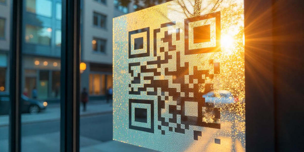 A 3D printed QR Code which is metallic in nature, lying alongside a chip set.