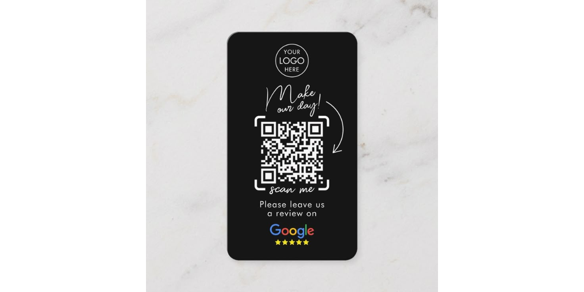 Google review us business thank you QR Code.