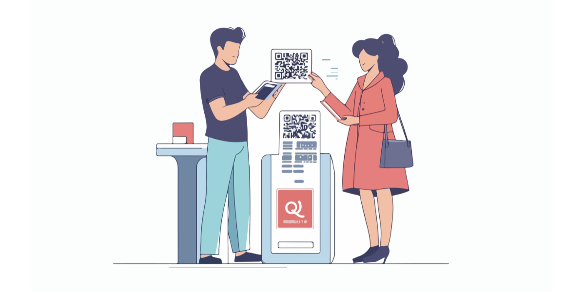 A phone scanning a QR Code on a front yard of a home.