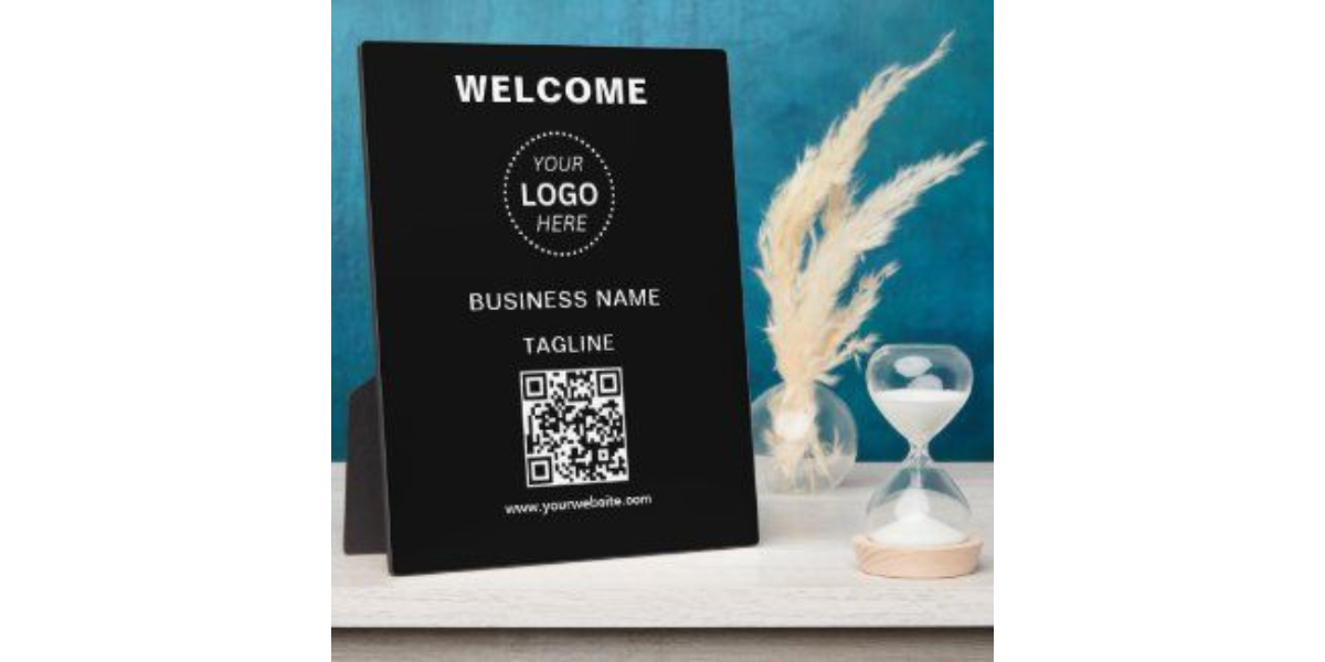 Welcome business logo QR Code.