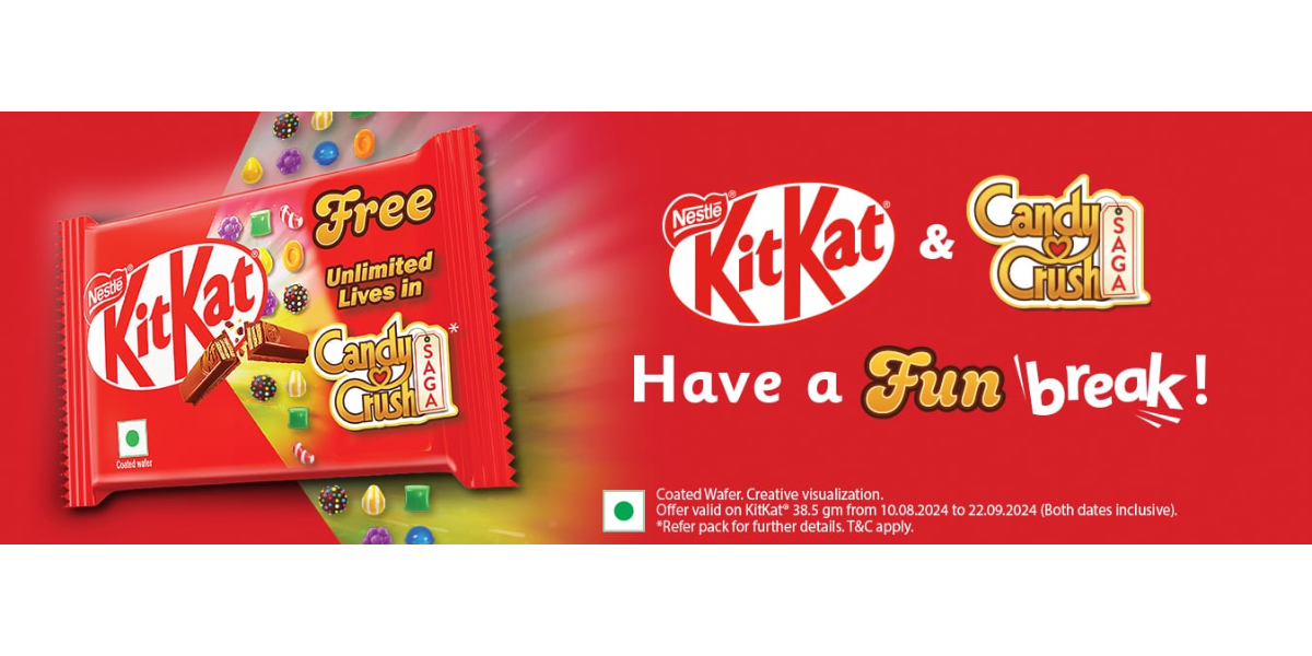 KitKat and Candy Crush QR Code campaign.