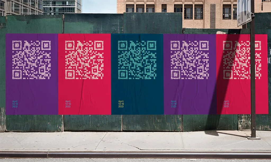 This ad is my store campaign by cadbury featuring a white QR Code