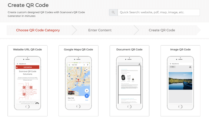 People Scanning QR Code