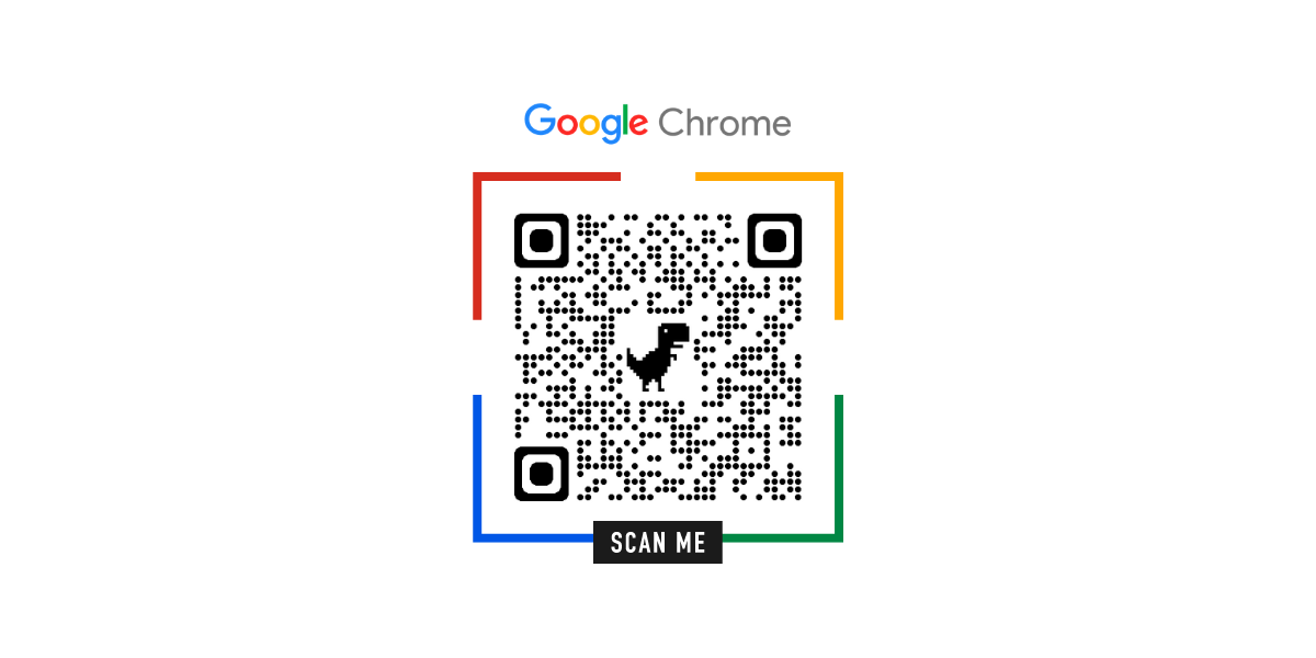 An image showing a QR made using the free QR Code generator Google