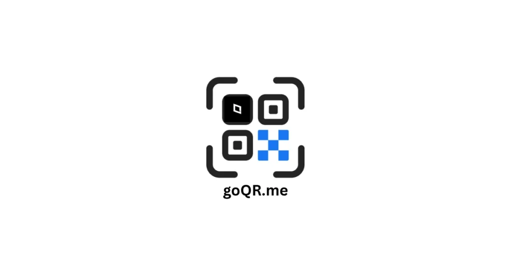 goqr.me logo with a qr code