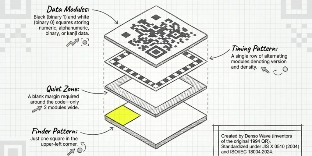 The working of a micro QR Code explained.