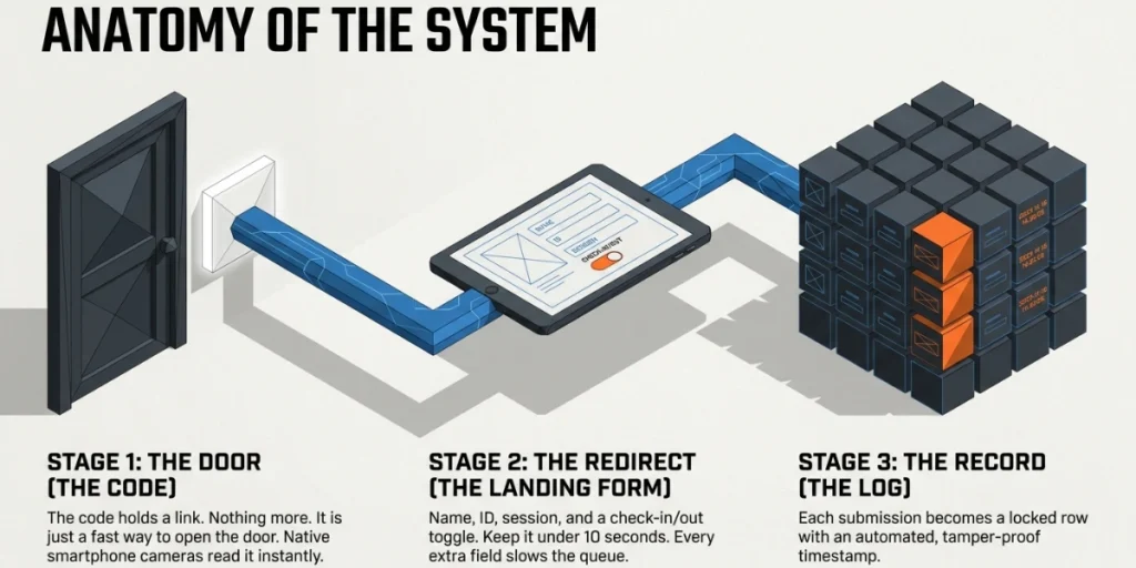 How to create a QR Code for attendance defined