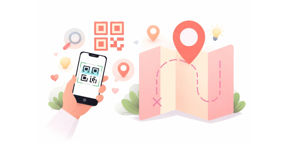 A guide on how to add location QR Code in Canva.
