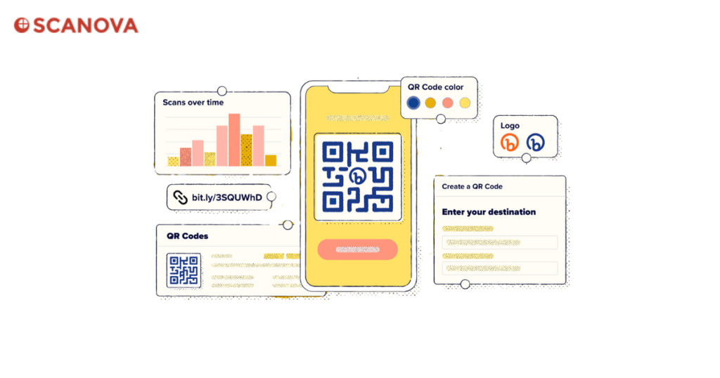 People Scanning QR Code