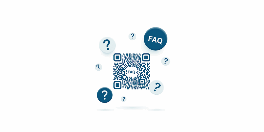 A teacher showing a Microsoft forms QR Code to her students.