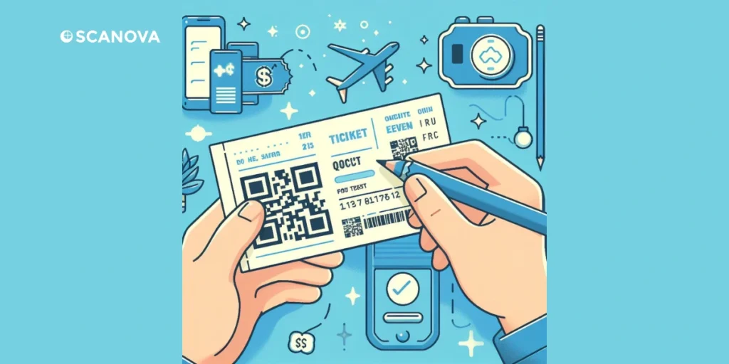 People Scanning QR Code