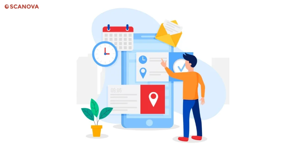 Advantages booking QR Code vector image