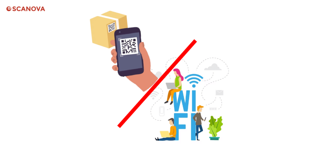 People Scanning QR Code