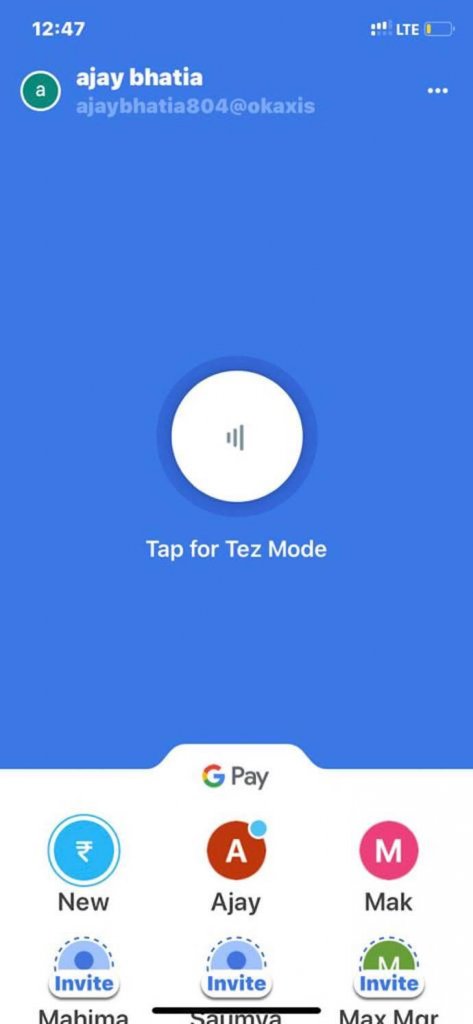 Open Google Pay account
