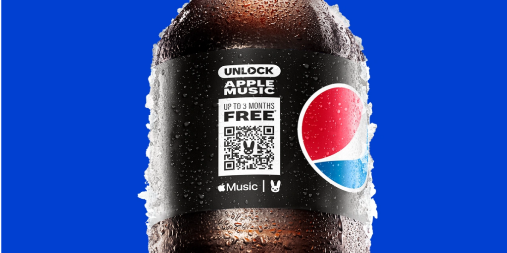 A Facebook post screenshot showing Nestle's QR Code lucky draw campaign.