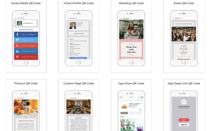 vcard qr codes