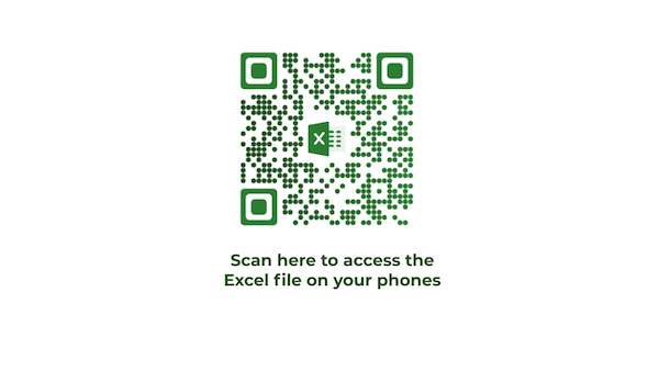 QR Code with a CTA