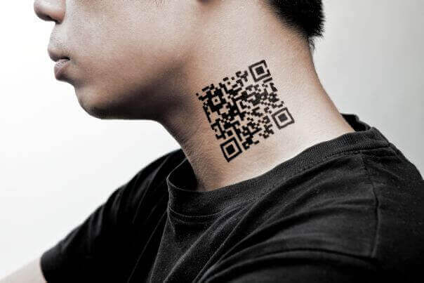 QR Code tattoo