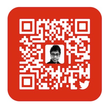 messaging app qr codes: twitter qr code