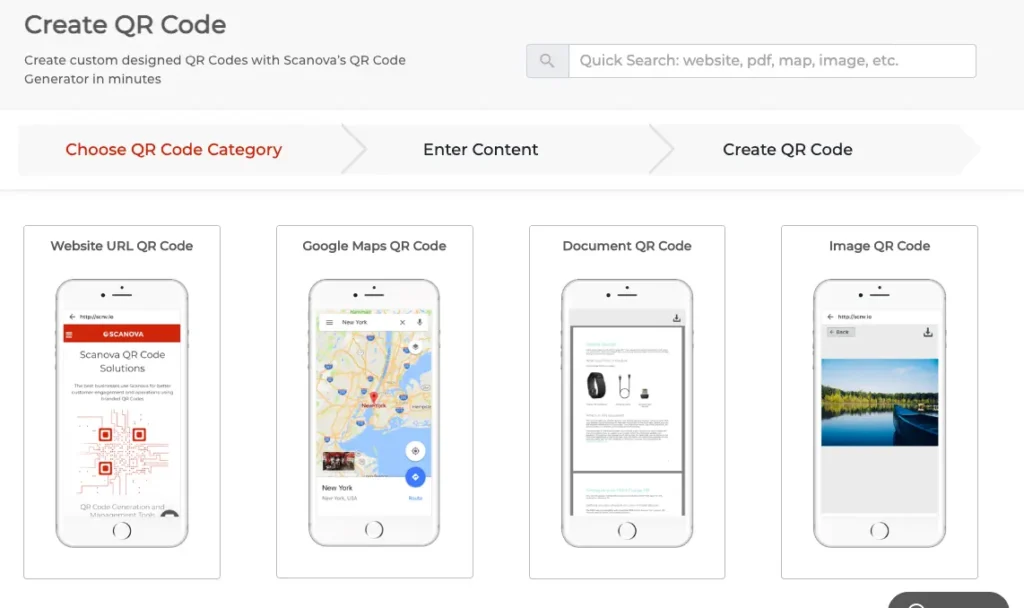 People Scanning QR Code