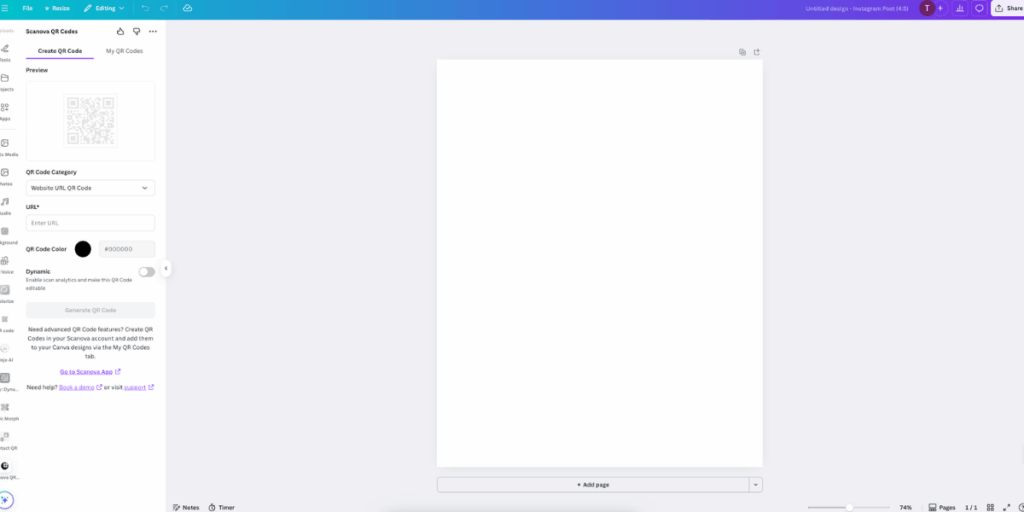 Can you make QR Codes using Scanova app on Canva? Everything you should know