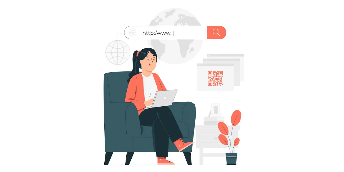 a woman on a couch using her laptop