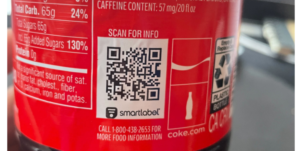 Coca Cola QR Code.