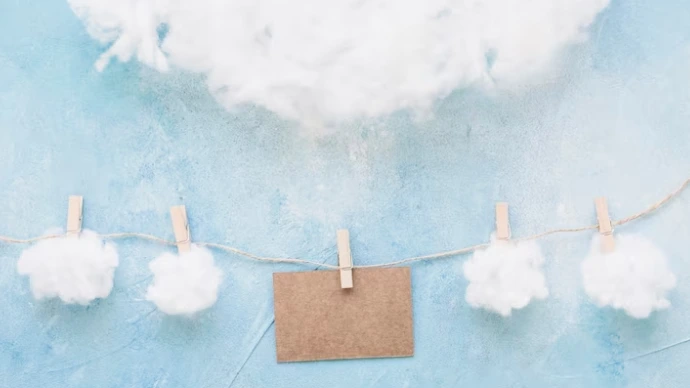 An eco friendly business card looking like a tea bag