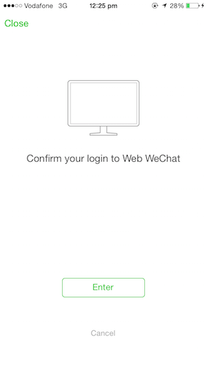 wechat web qr code