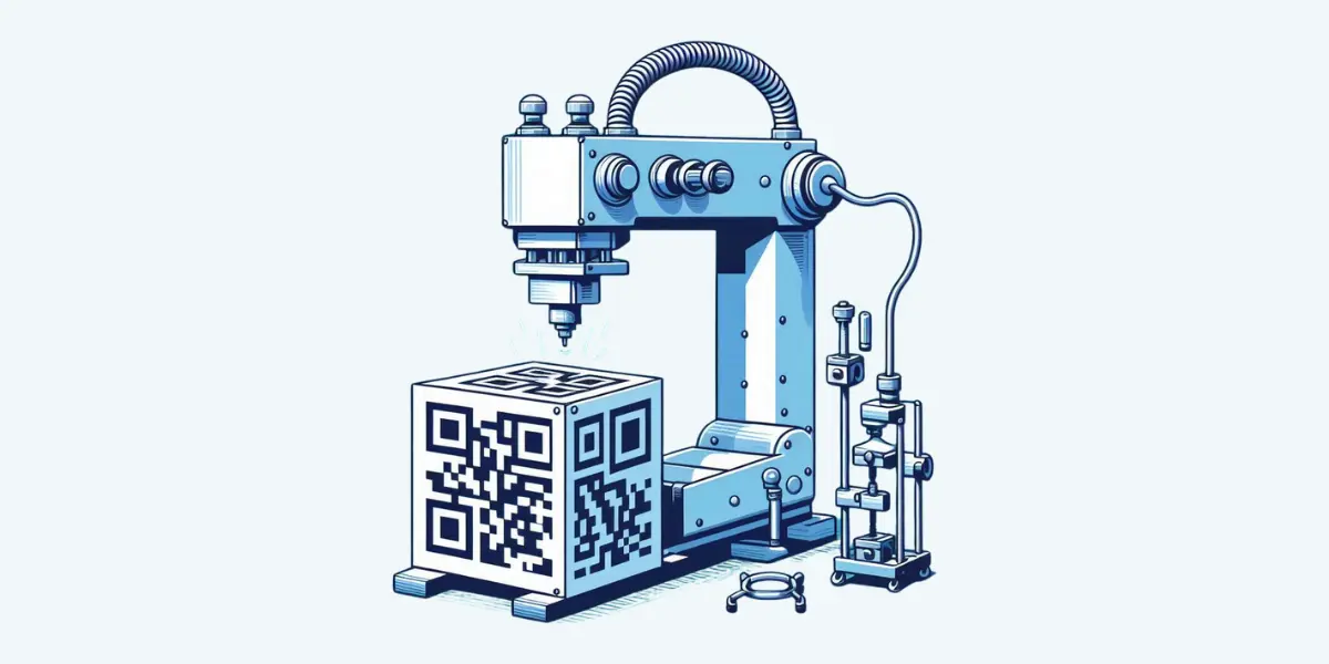An image of a QR Code builder that generates QR Codes.