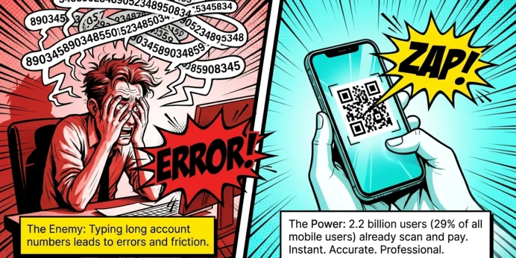 QR Code For Bank Account explained.