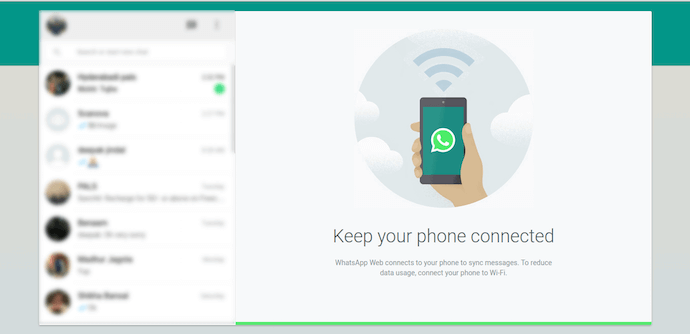 whatsapp web qr code chats