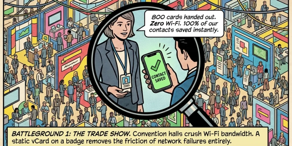 Places to use Offline QR Codes in.